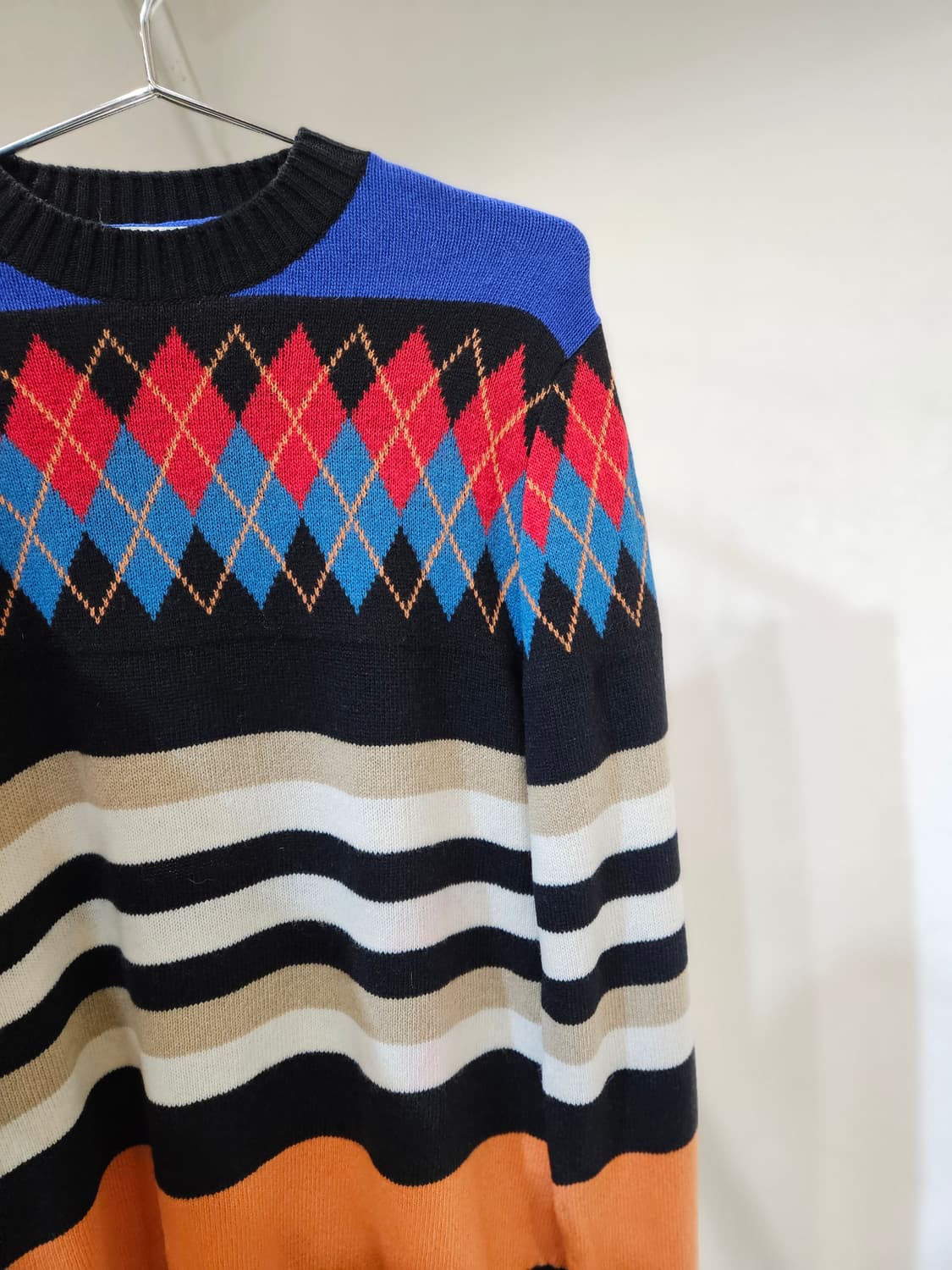 MSGM 아가일 패턴 니트 상품이미지4