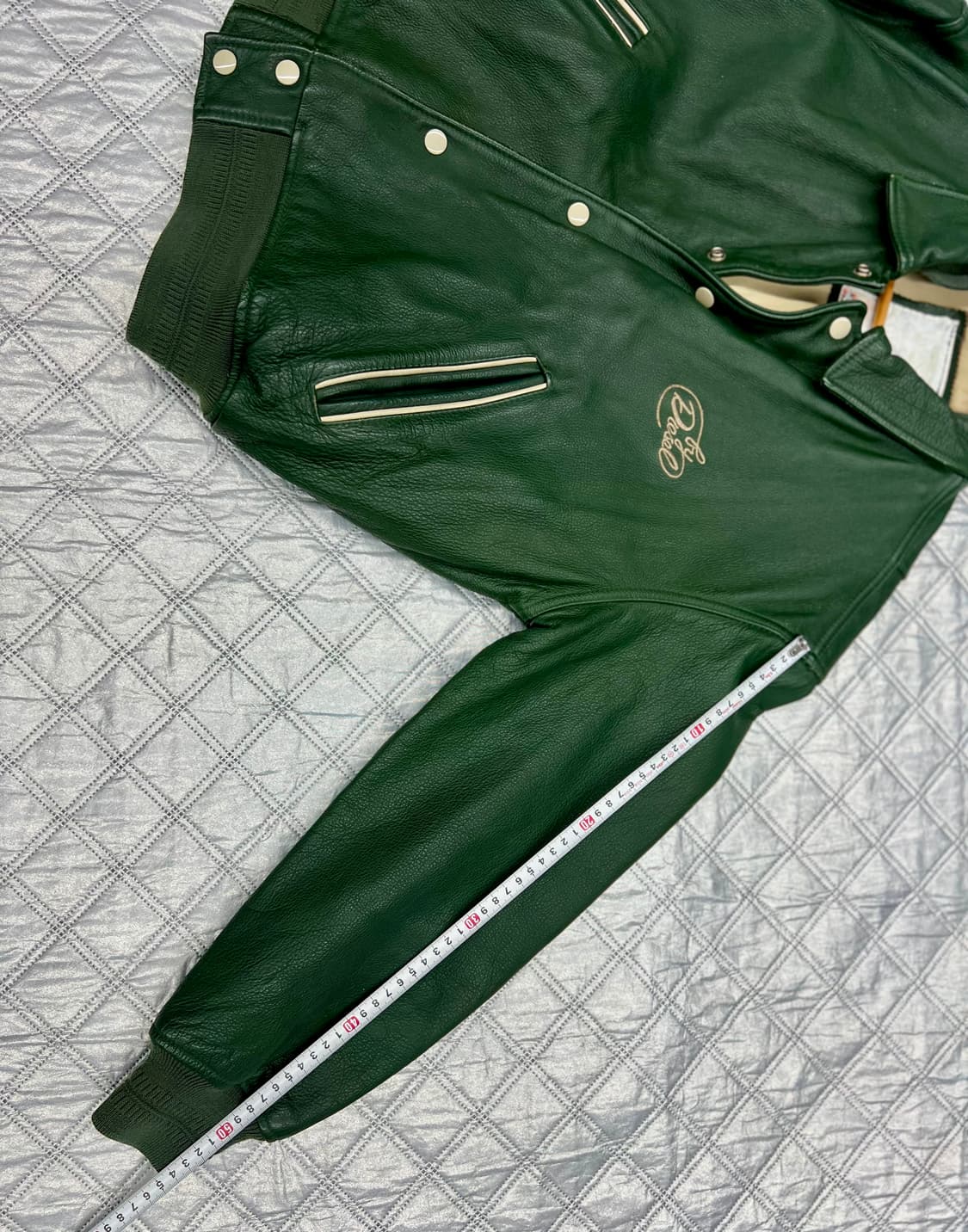 디젤(Diesel)  90년대 빈티지 레더 바시티 자켓 상품이미지10