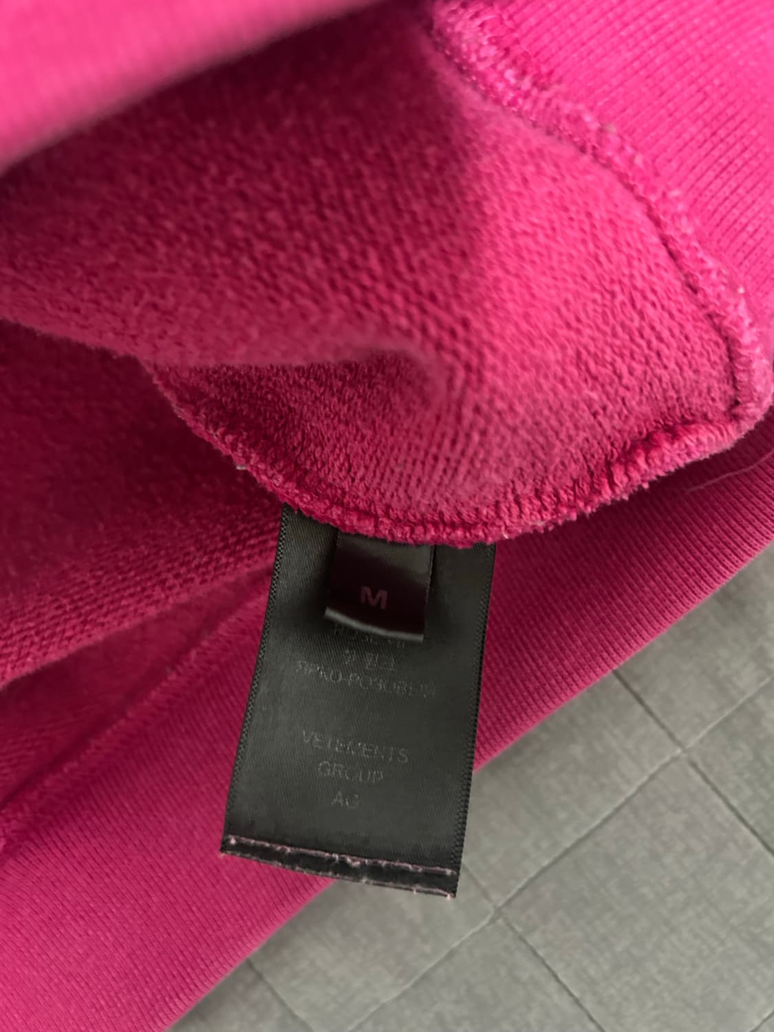 [M] 베트멍 더블 유니콘 후드 티셔츠 핑크 상품이미지6