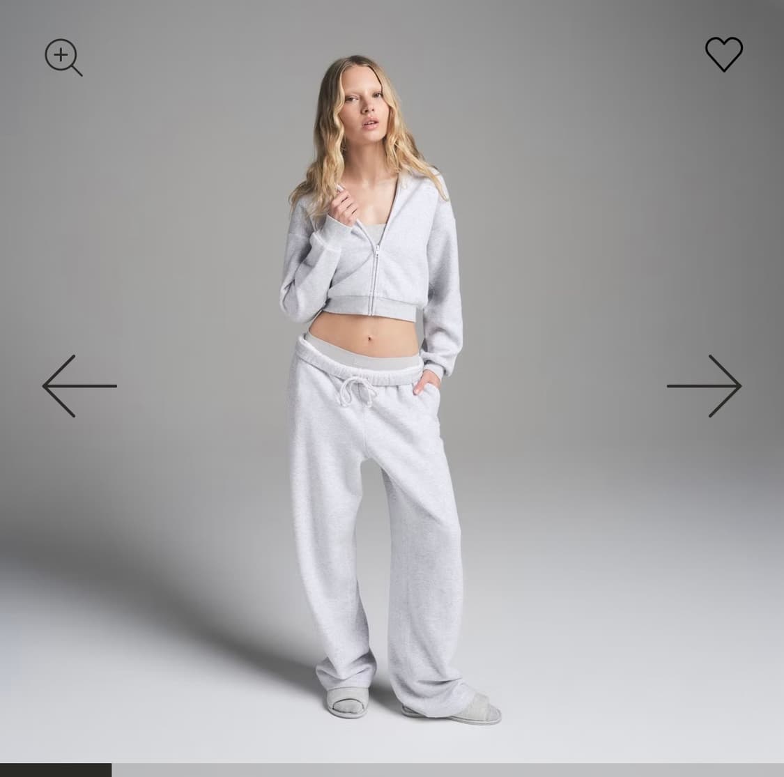 스킴스 슈렁큰 집업 후디 블랙 m 상품이미지2