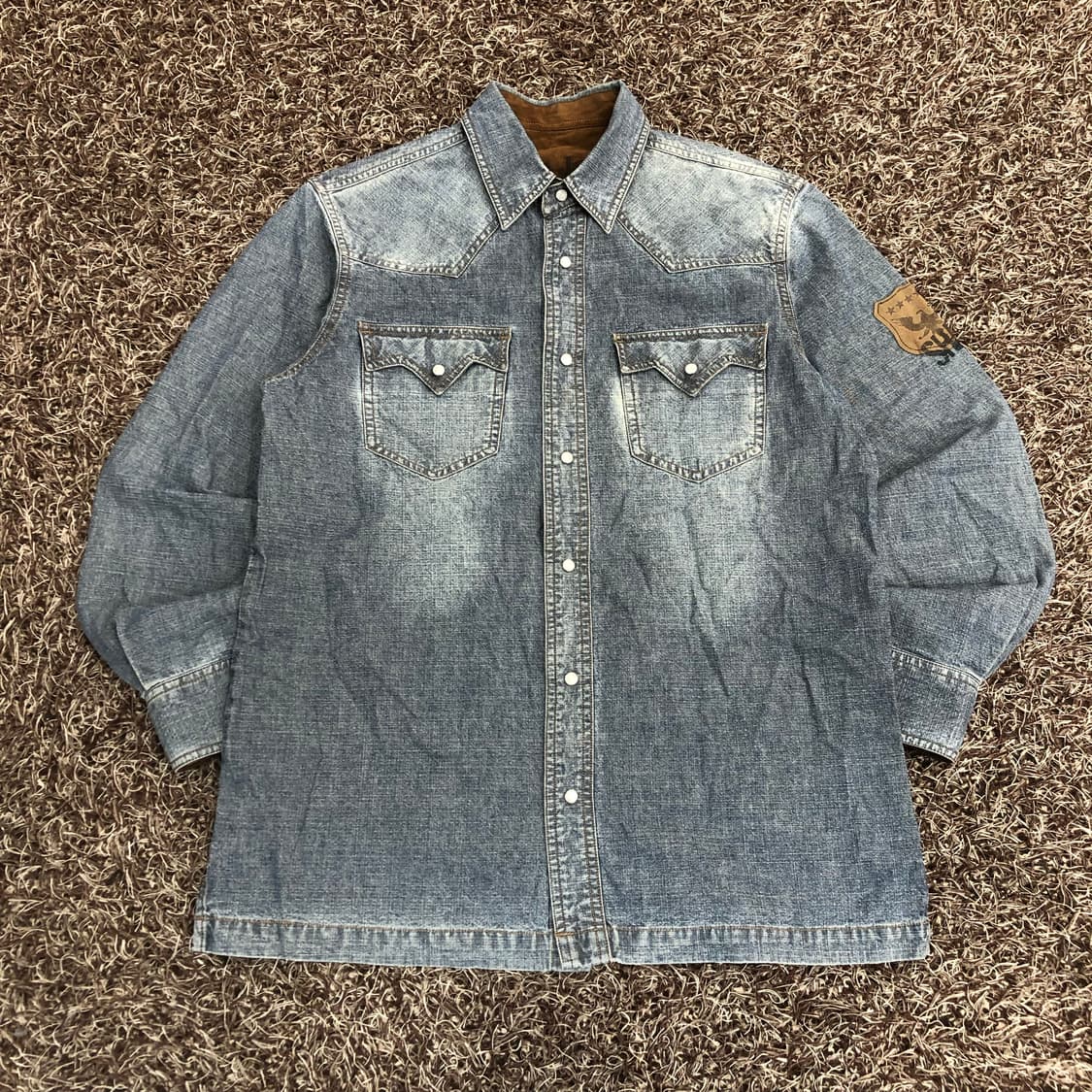 SHANE JEANS 데님 웨스턴 셔츠 상품이미지1