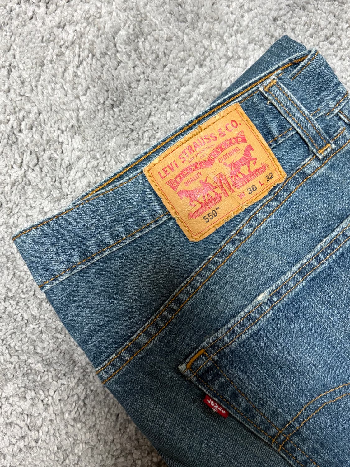 Levis 리바이스 559 와이드 스트레이트 데님 36/32 상품이미지4