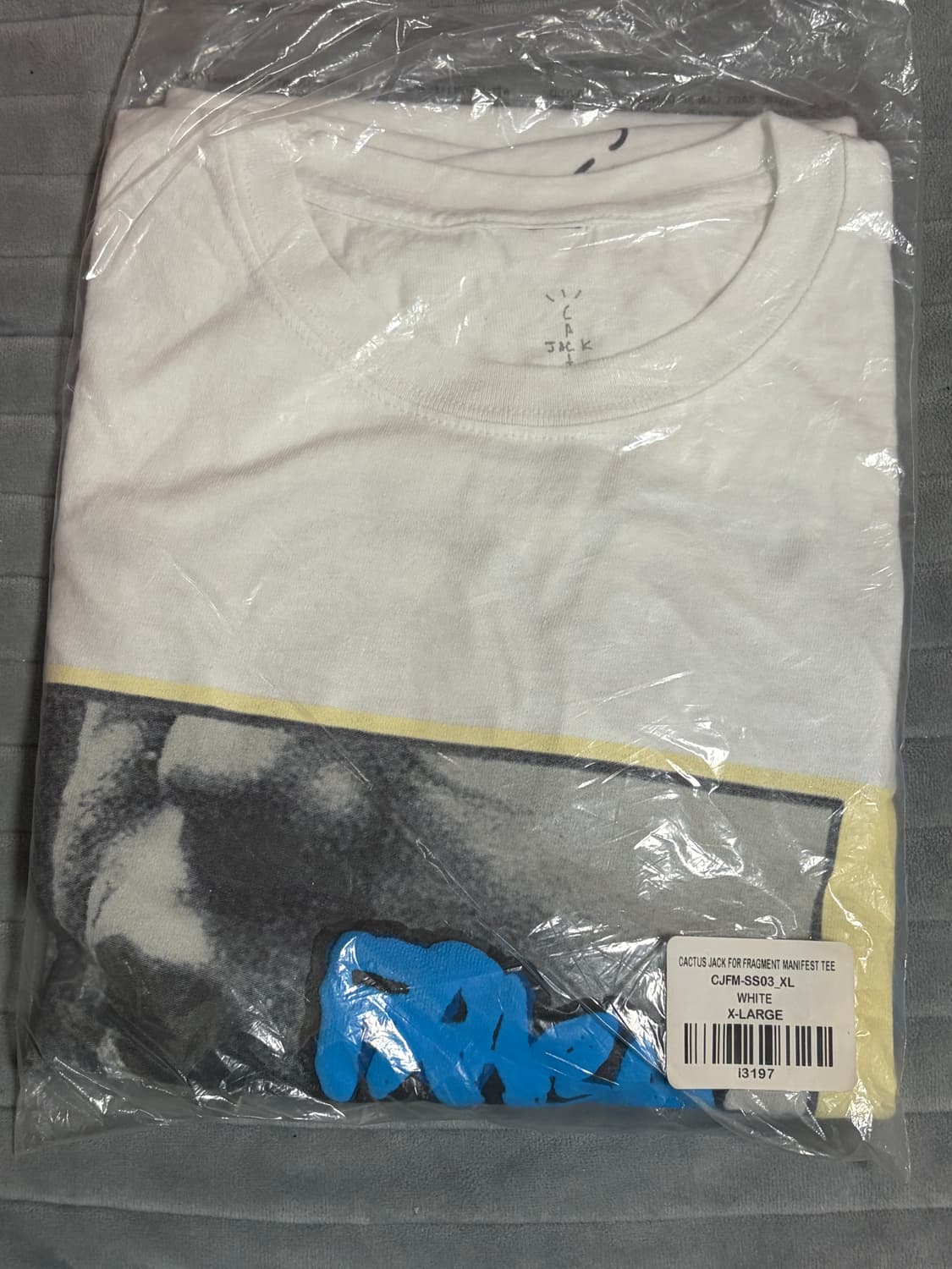 트레비스 스캇 프라그먼트 반팔티 xl 상품이미지3