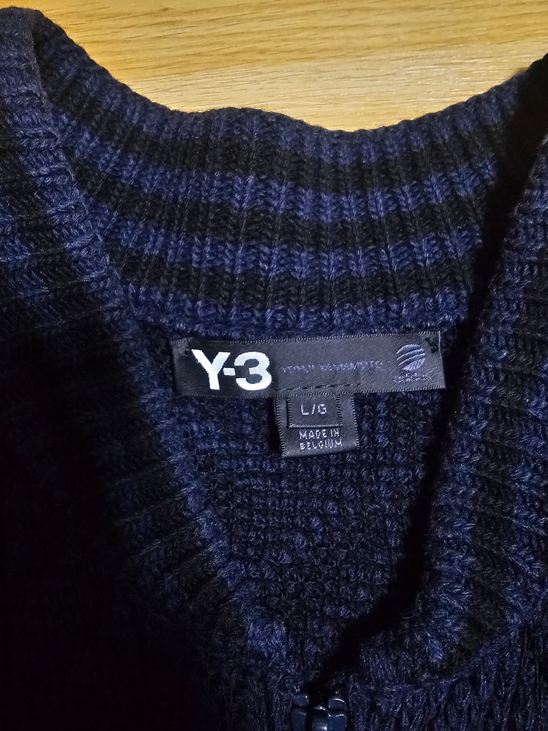 Y-3 쉐브론 패턴 니트 가디건 상품이미지3