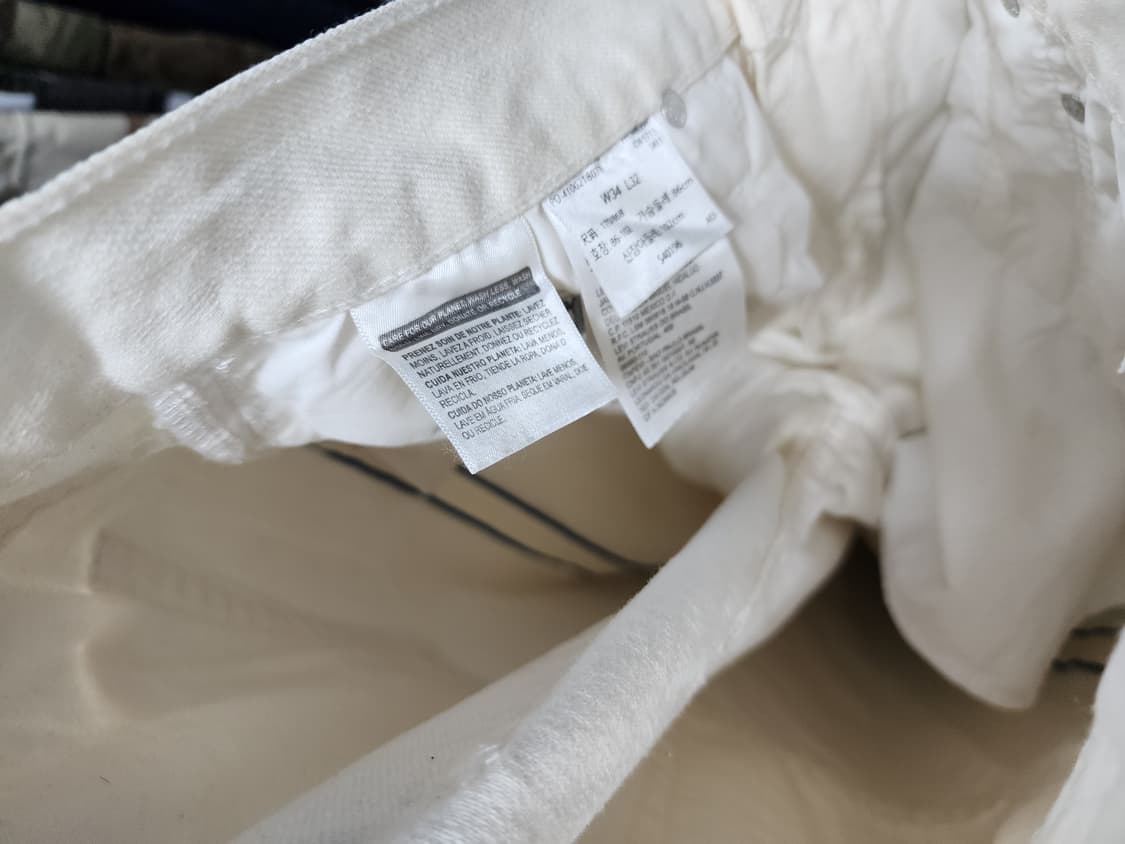 리바이스 514 화이트 데님 팬츠 상품이미지6