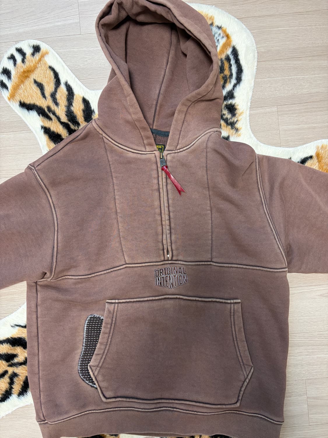 오가프 후드티 브라운  상품이미지1