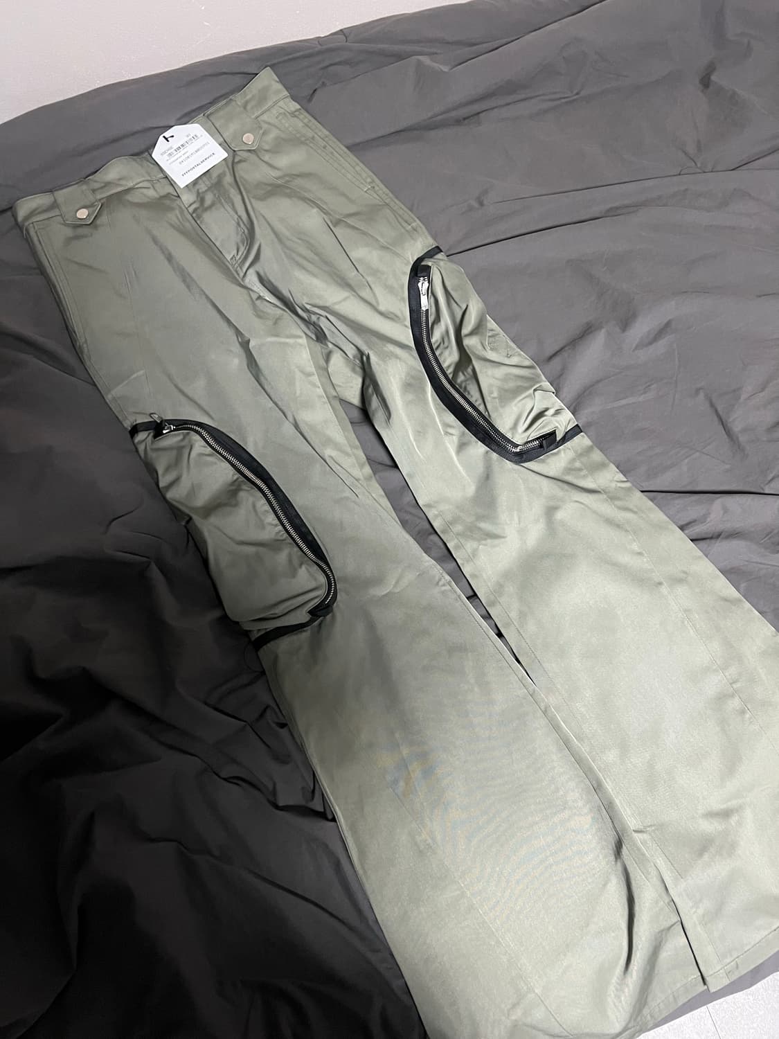 (30) FFFPOSTALSERVICE 플레어 카고 그린 새상품 상품이미지3