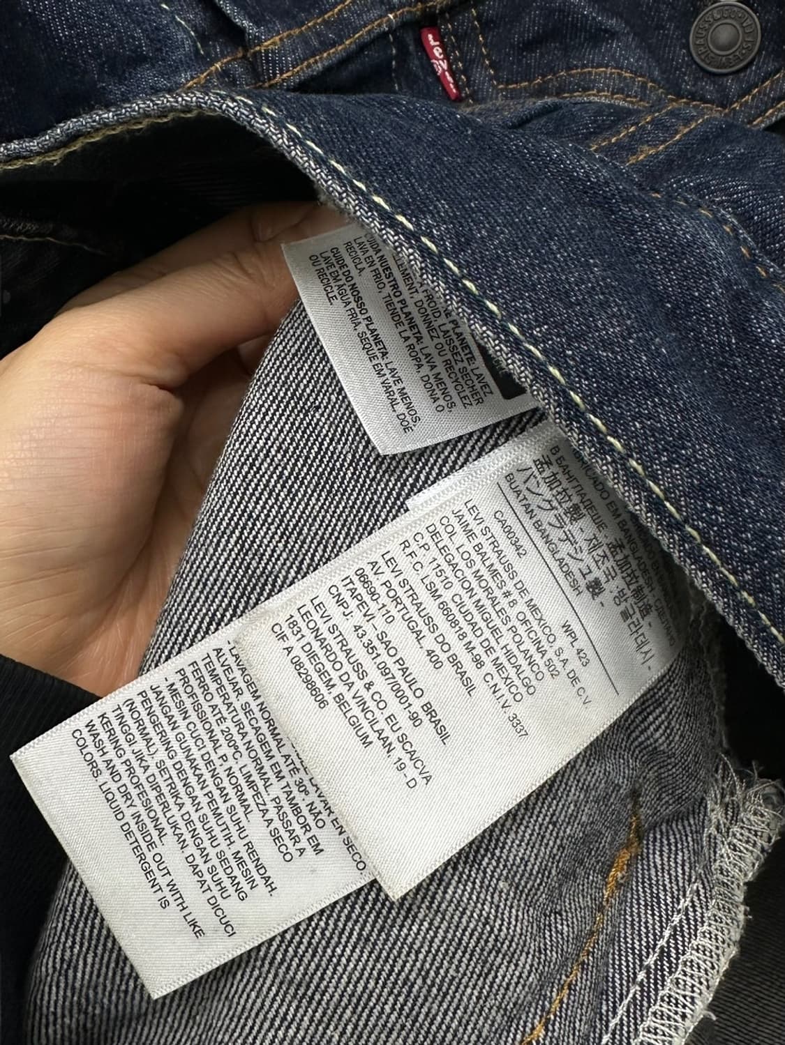 리바이스 3세대 데님자켓 청자켓  (L) 상품이미지7