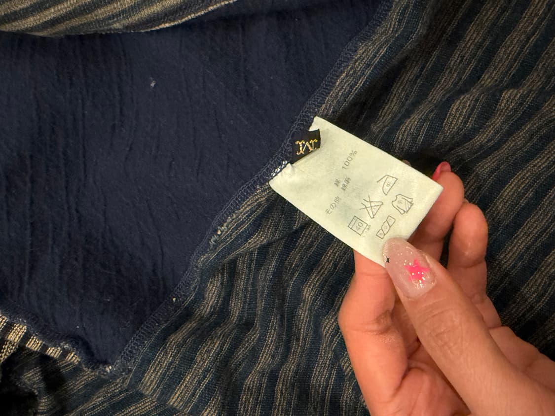 Kapital 스트라이프 패치워크 자켓M 상품이미지5