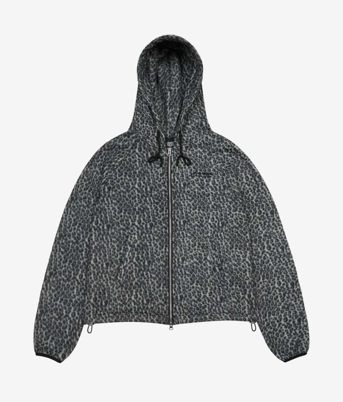 러브이즈트루 플리스 자켓 후드집업 레오파드 상품이미지2