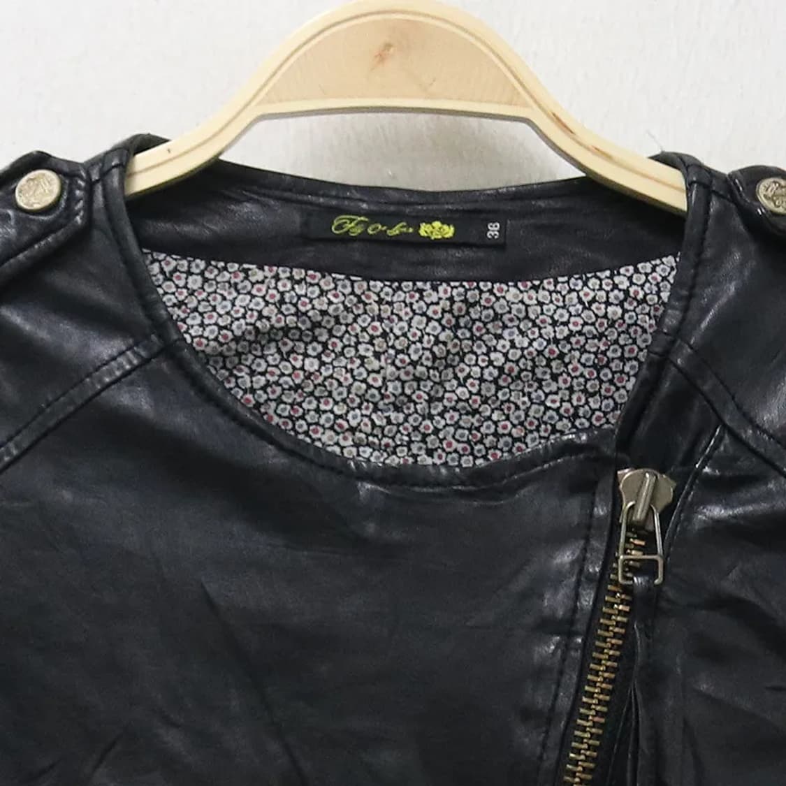 FOBYA 가죽 라이더 자켓 61708 상품이미지3