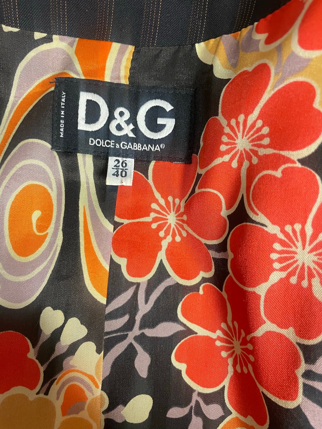 돌체앤가바나 스트라이프 울자켓 상품이미지4