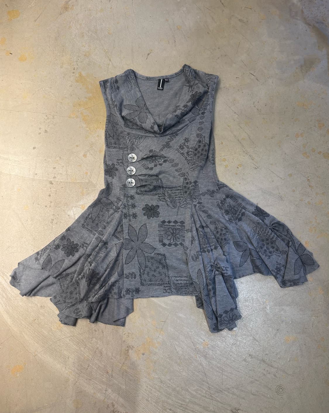 Izabel london 보헤미안 코티지코어 플로럴 미니 드레스 상품이미지3