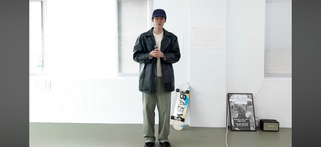 Old gap 레더 카코트 상품이미지2