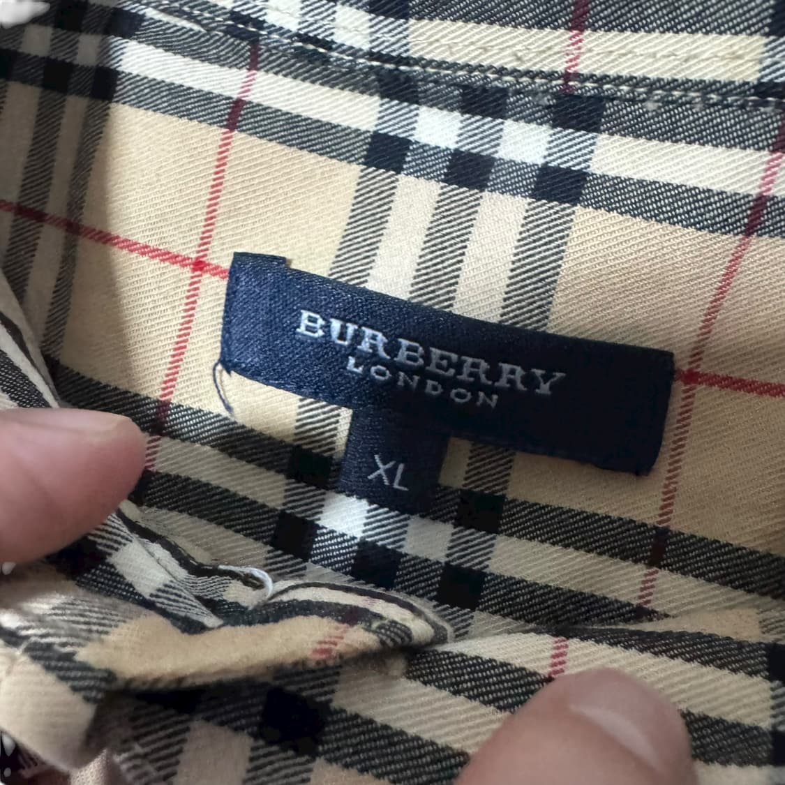 정품 버버리 노바체크 셔츠 상품이미지5
