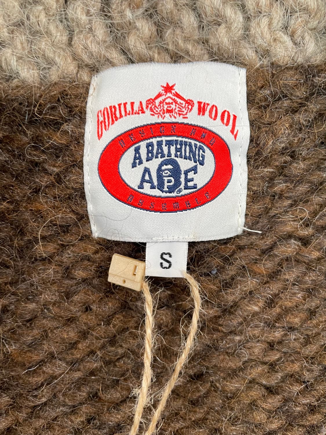 00s 베이프 코위찬 니트집업 상품이미지7