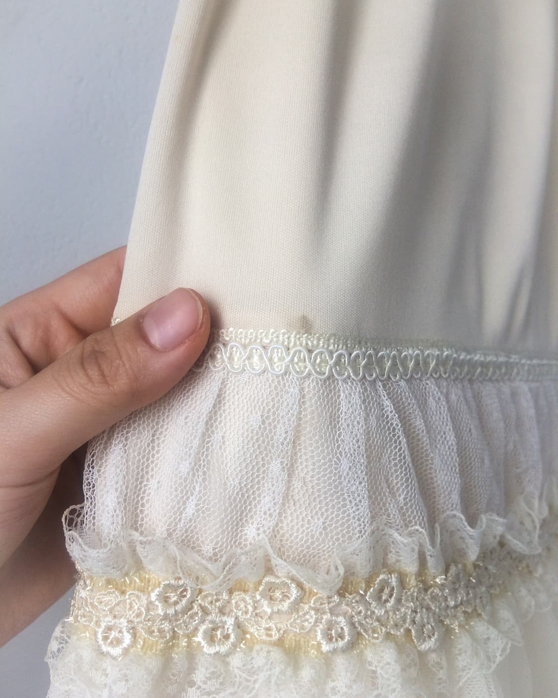 Lace point midi skirt 상품이미지3