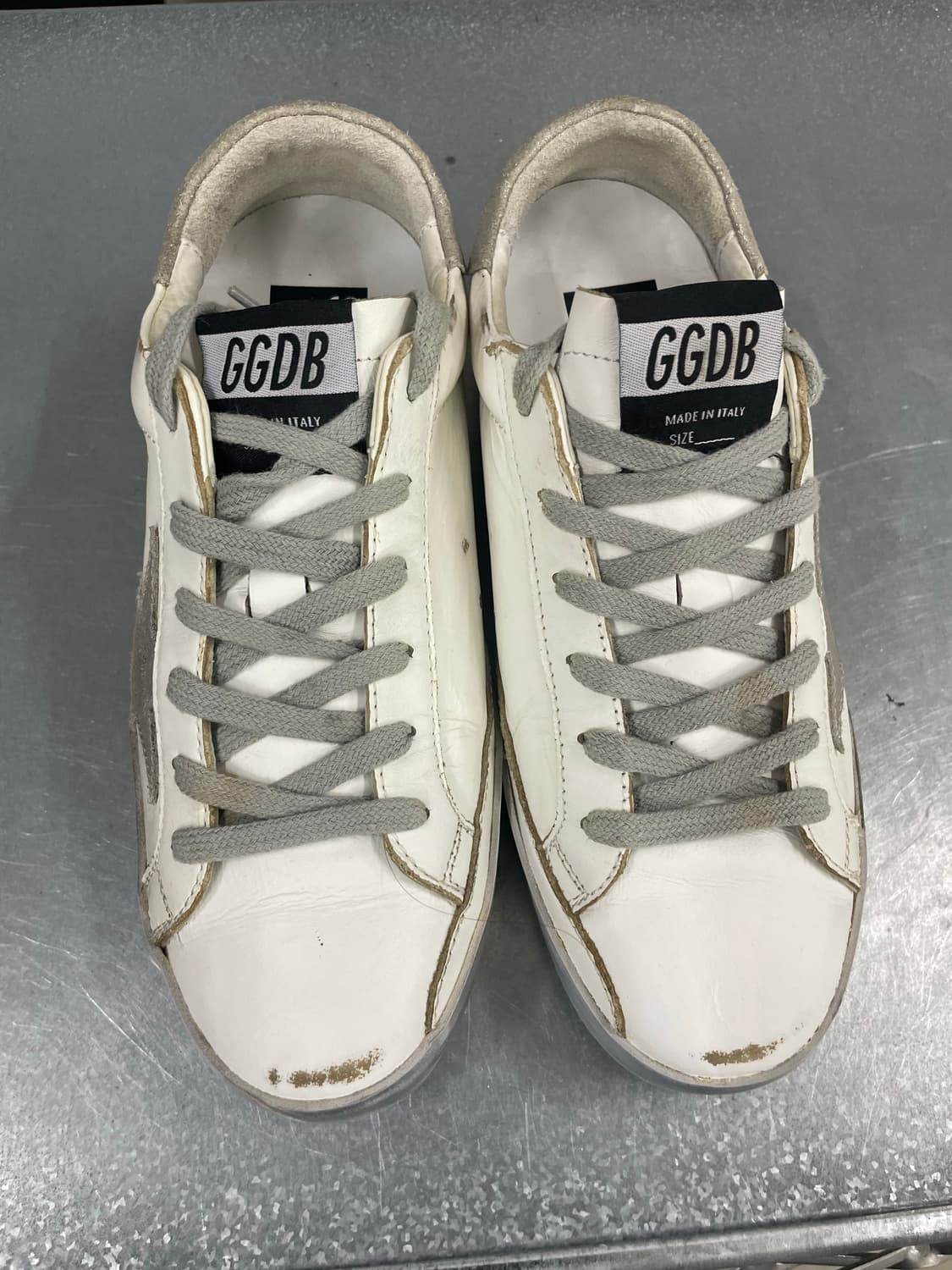 골든구스 슈퍼스타 화이트 실버탭 EU36 상품이미지5