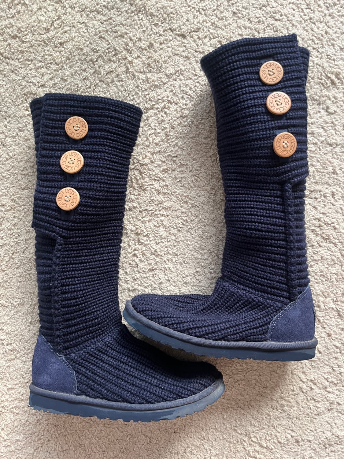 어그 니트 카디 부츠 네이비 (240) 상품이미지1