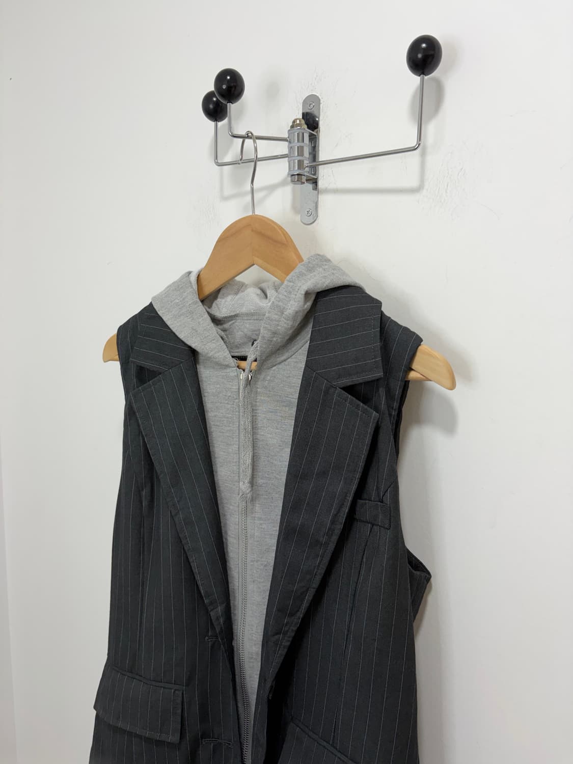 Von Dutch 본더치 레이어드 후드 베스트 자켓 상품이미지8