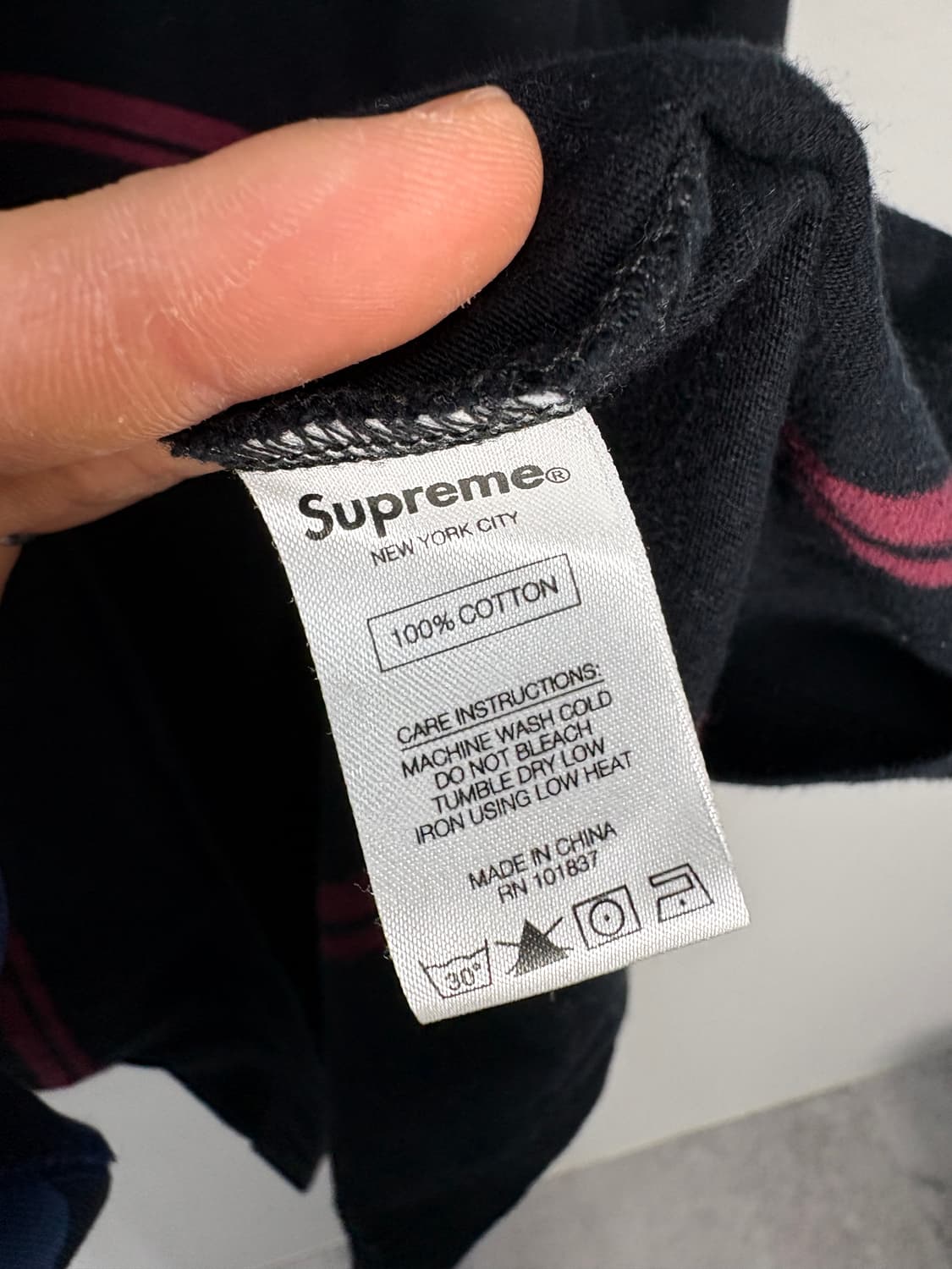 슈프림 멀티컬러 스트라이프 롱슬리브 A3797 상품이미지6