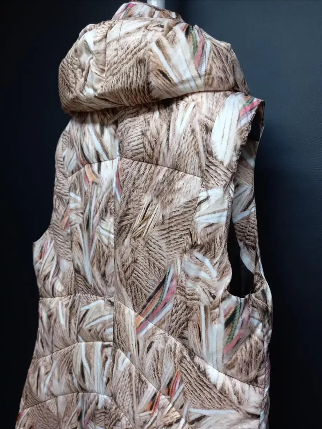 제시뉴욕 롱 패딩 베스트 66.55 상품이미지6