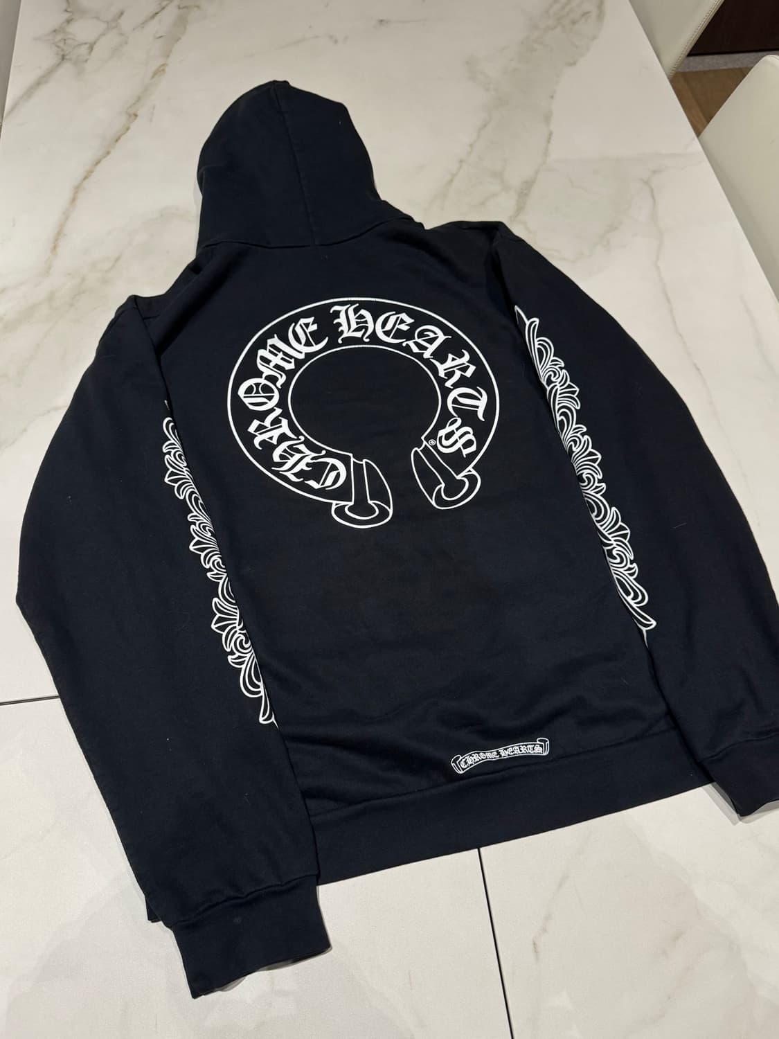 크롬하츠 홀스슈 플로랄 후드집업 XL 상품이미지1