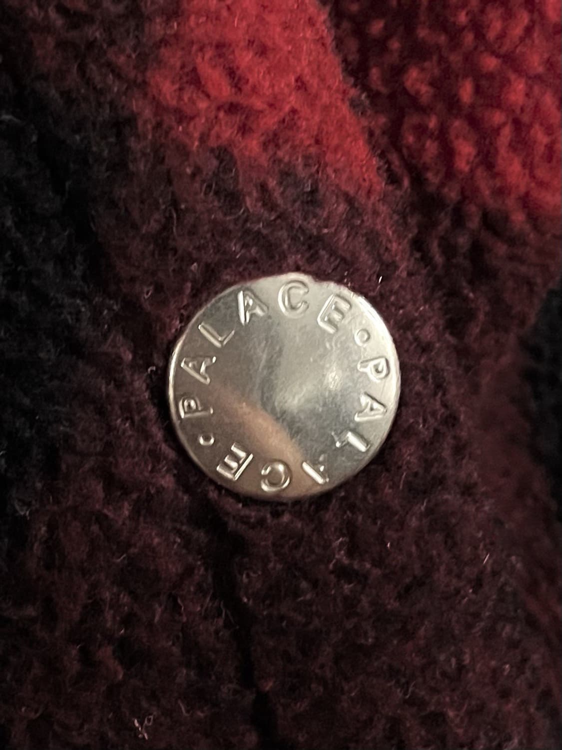 팔라스 x 폴로 체크 플리스 자켓 레드 상품이미지5