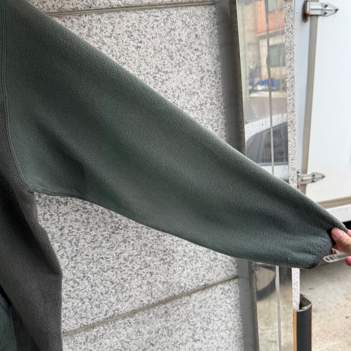 GU JPN 배색 플리스 후드티 상품이미지7