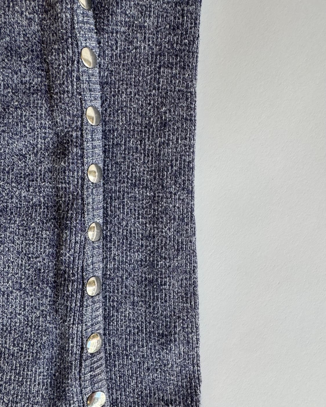 Grey Ribbed Cardigan 상품이미지4