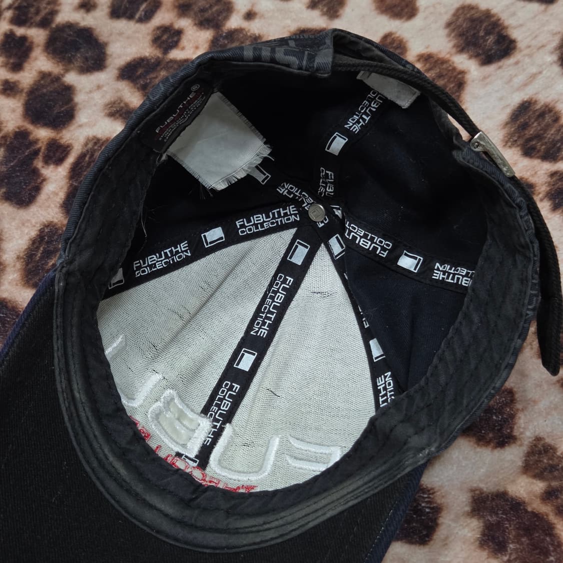 후부 스트라이프 패턴 볼캡 상품이미지5