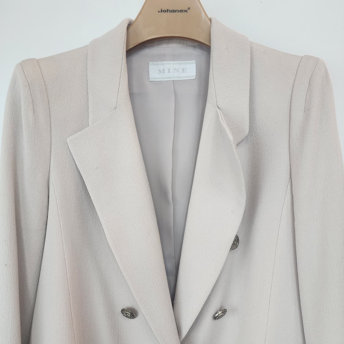 MINE 마인 더블 버튼 아이보리 자켓 상품이미지2