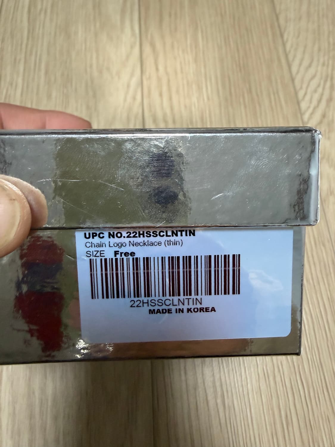 51퍼센트 체인 로고 목걸이(Thin) 상품이미지7