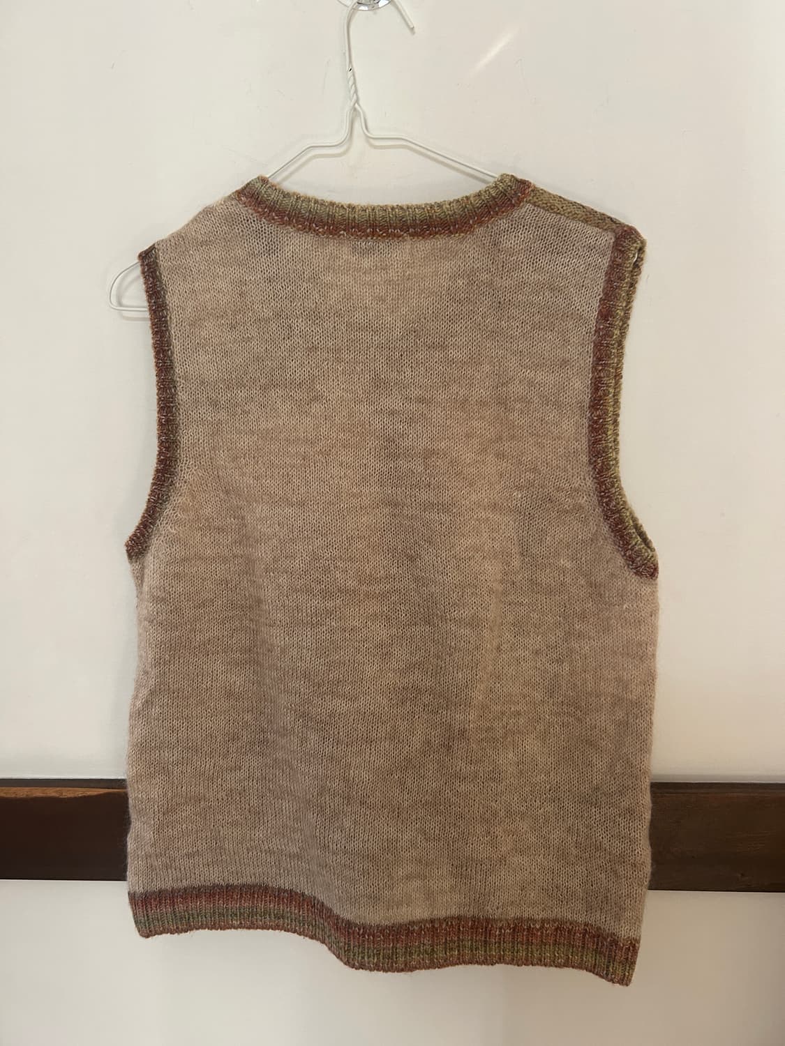 패치워크 니트 조끼 상품이미지7