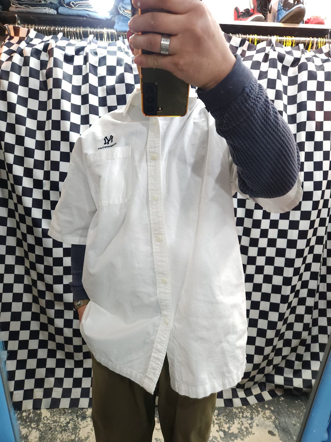 뉴에라 디스이즈네버댓 뉴욕양키스 옥스포드 셔츠

 상품이미지7