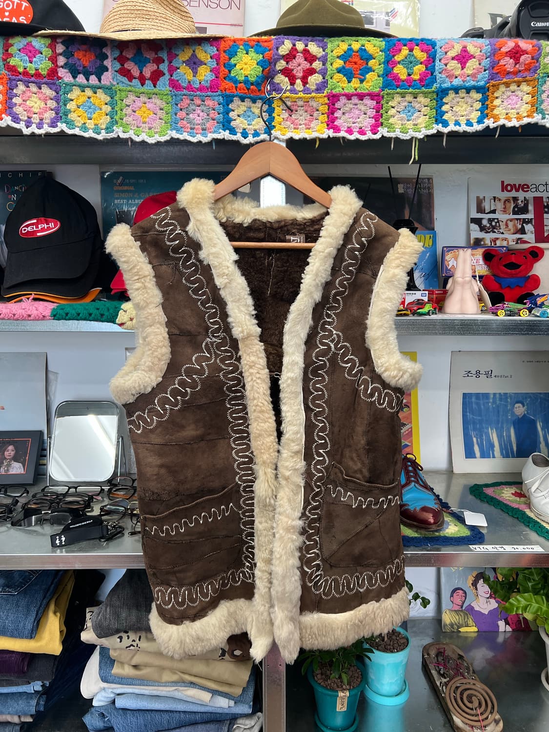 Vintage Shearling Vest 상품이미지1