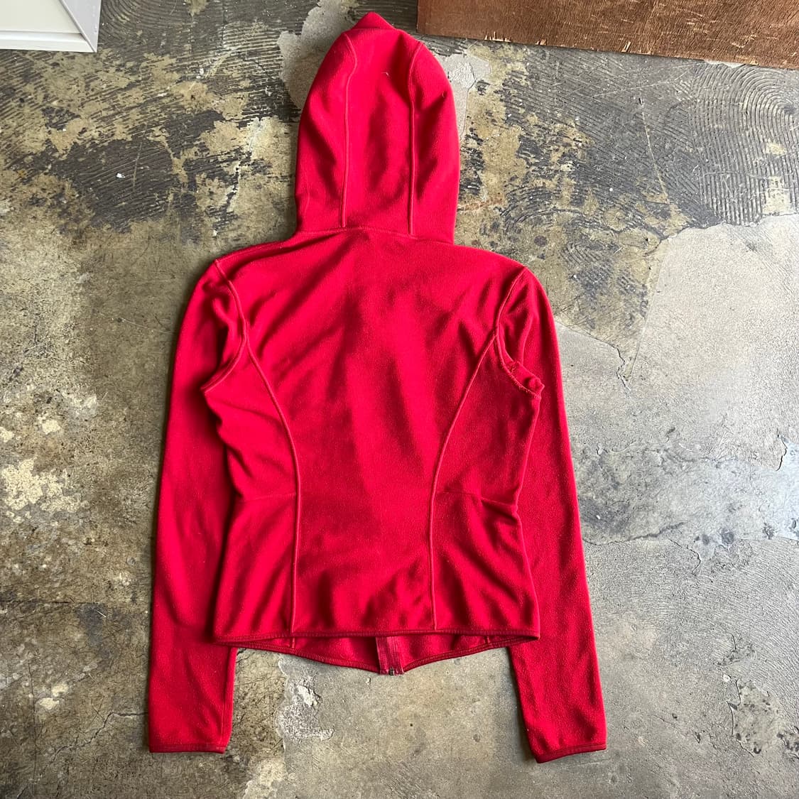 프라다 레드라인 풀집 후즈 플리스 자켓  상품이미지5