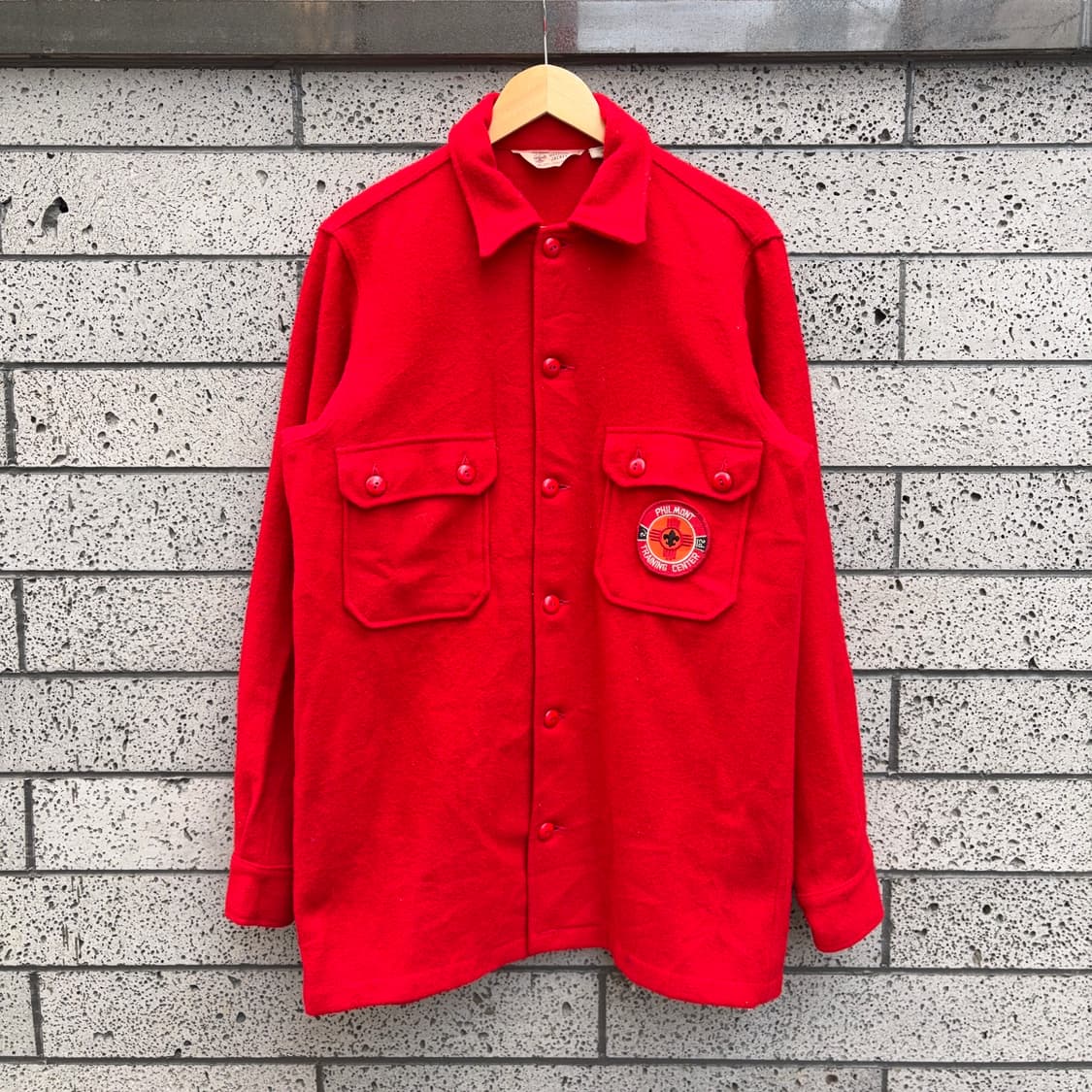 80s USA 보이스카우트 오브 아메리카 Philmont 공식 울 자켓 상품이미지1