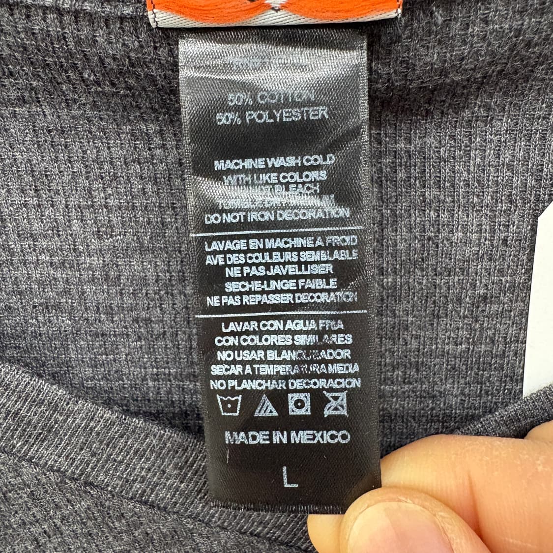 할리데이비슨 스컬 프린팅 긴팔 티셔츠 여성 L 상품이미지6