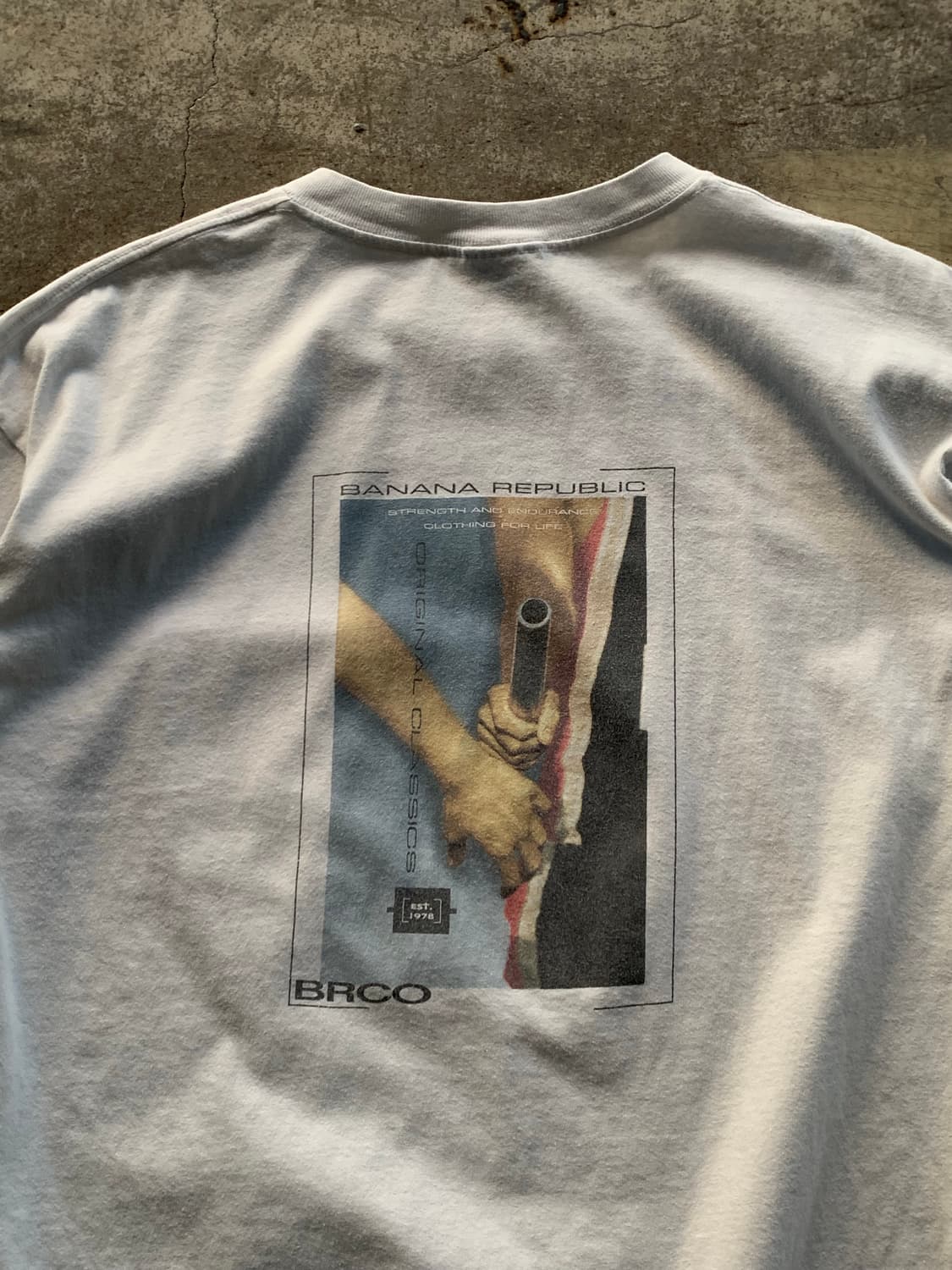 90s 바나나 리퍼블릭 포켓 티셔츠 오리지널 클래식 상품이미지2