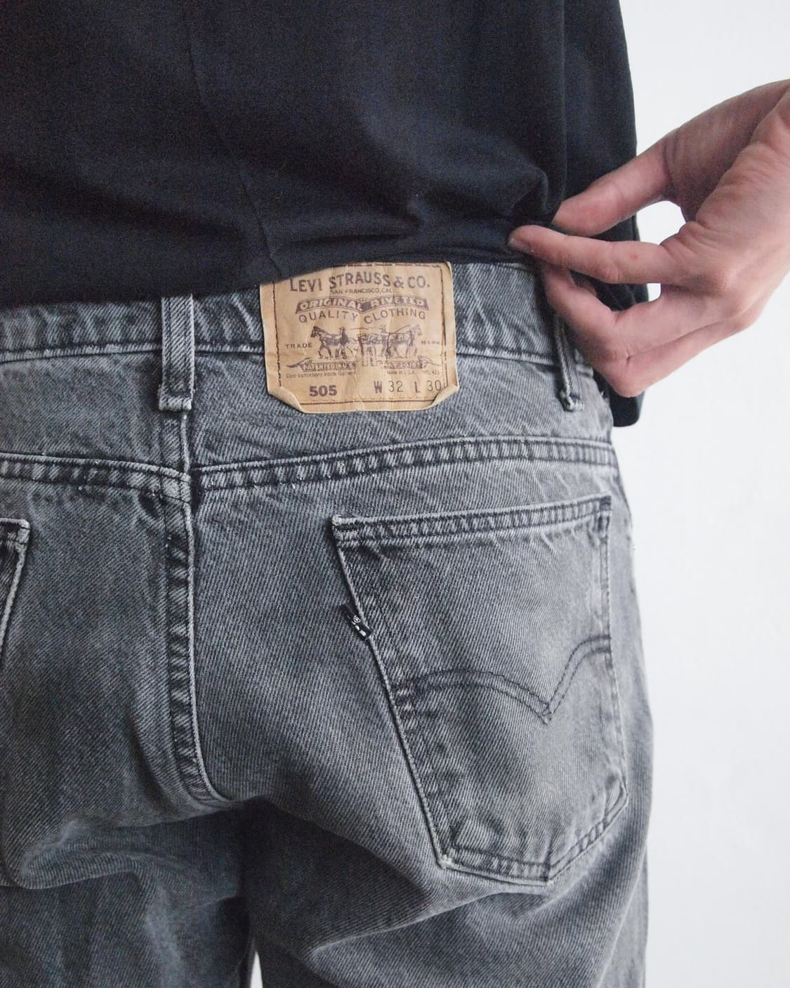 [32] 90s usa made 리바이스 블랙탭 505 상품이미지1