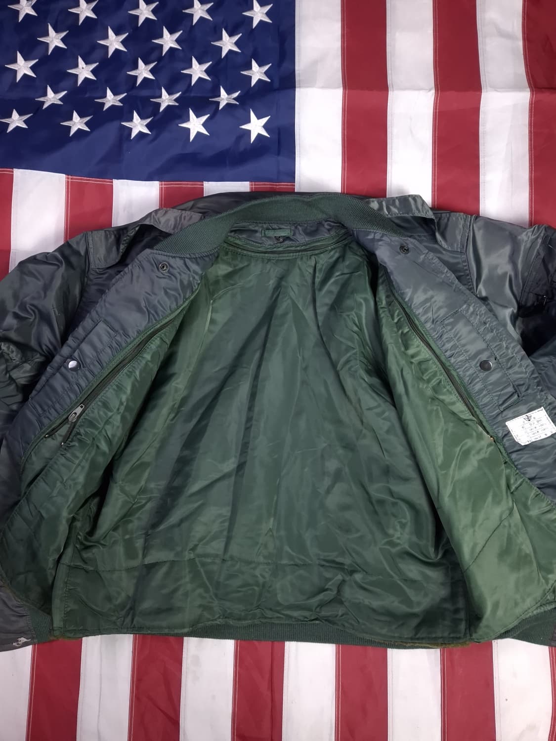 새제품 오리지날 서울의봄 90's 국군장교용 MA-1 항공점퍼 상품이미지7