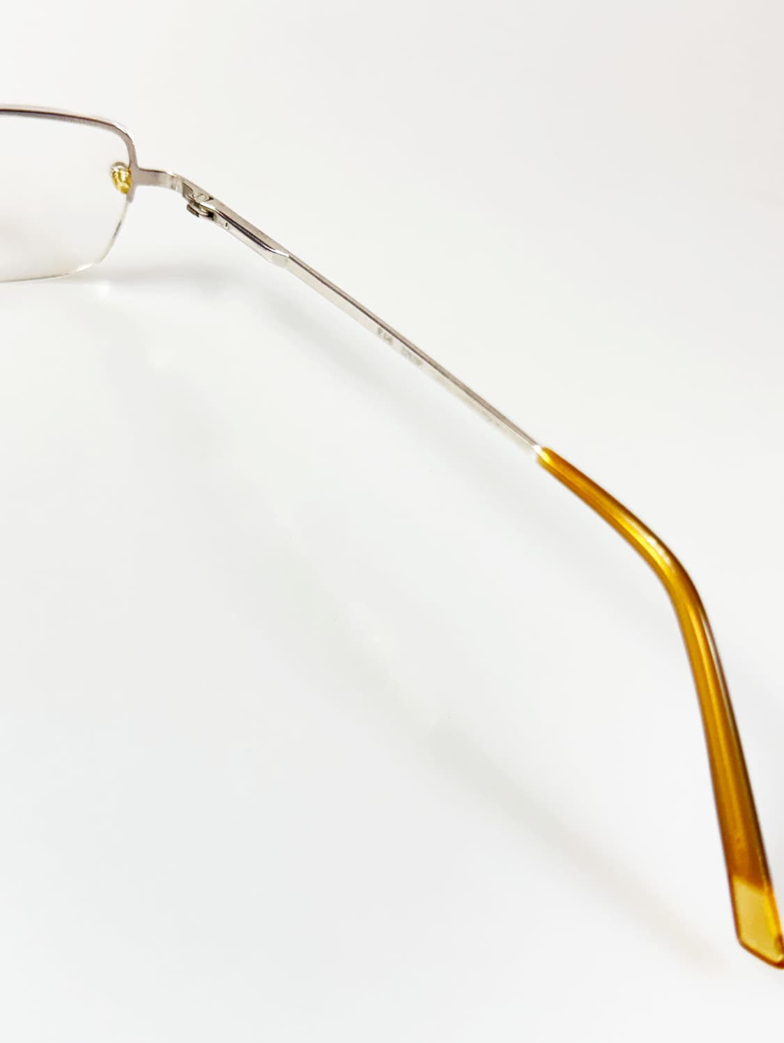 R&B EYEWEAR 실버 메탈 무테 스퀘어 빈티지 안경 상품이미지7