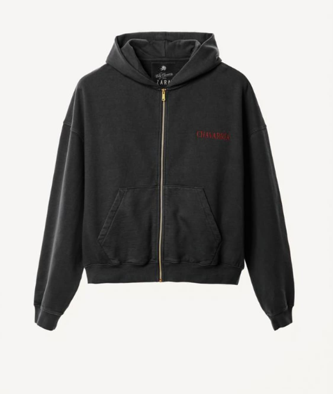 Zara 자라 윌리 차바리아 후드집업 블랙 상품이미지1