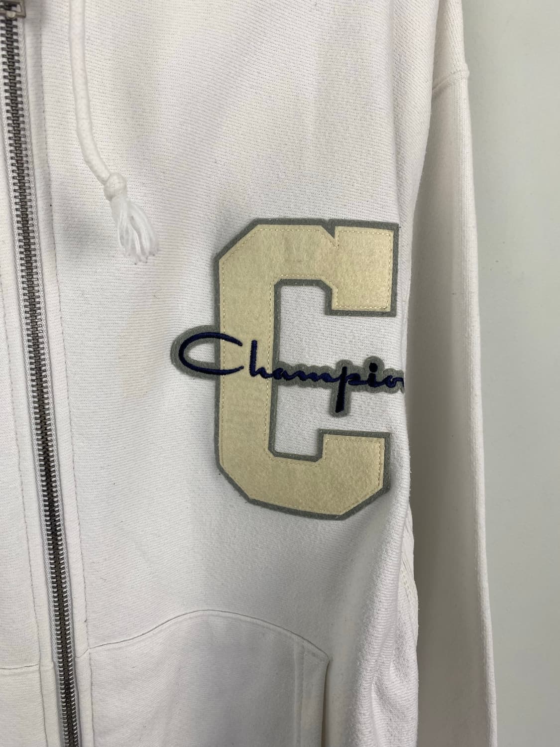 챔피온 리버스 위브 풀 집 후디 C로고  M 상품이미지3