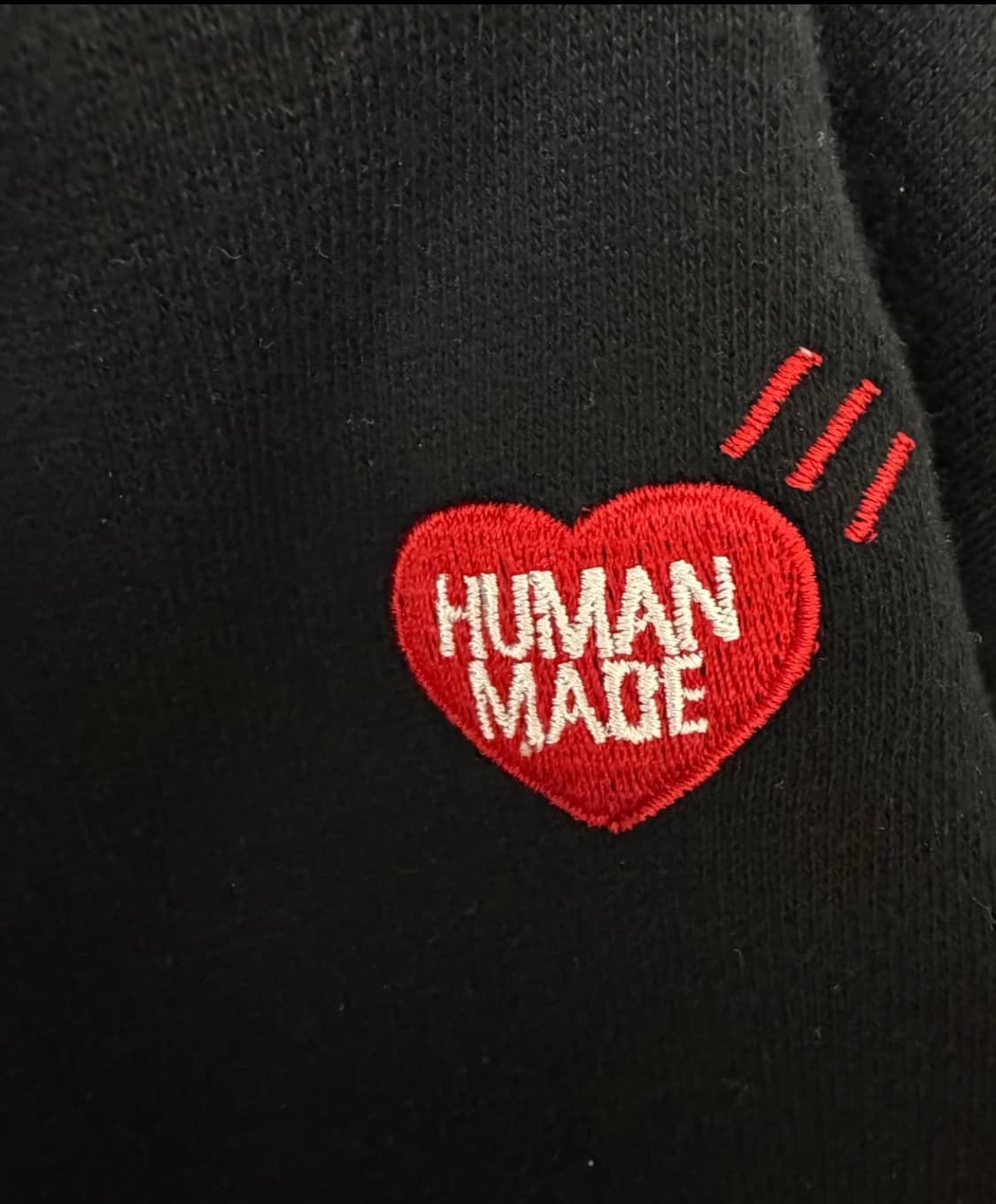 휴먼메이드 하트 와펜 후드집업(L) 상품이미지8