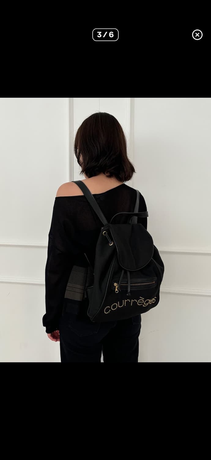 꾸레쥬 스터드 백팩 courreges 상품이미지3