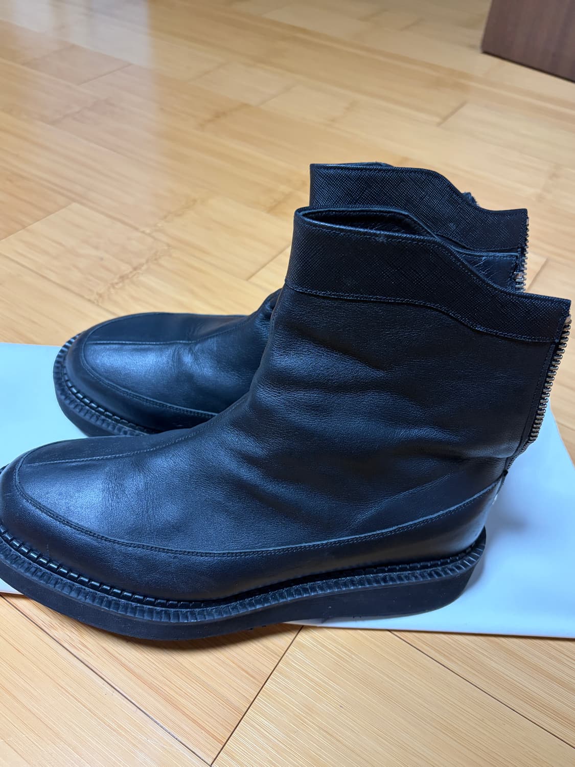 손신발 백지퍼 부츠 270 상품이미지3