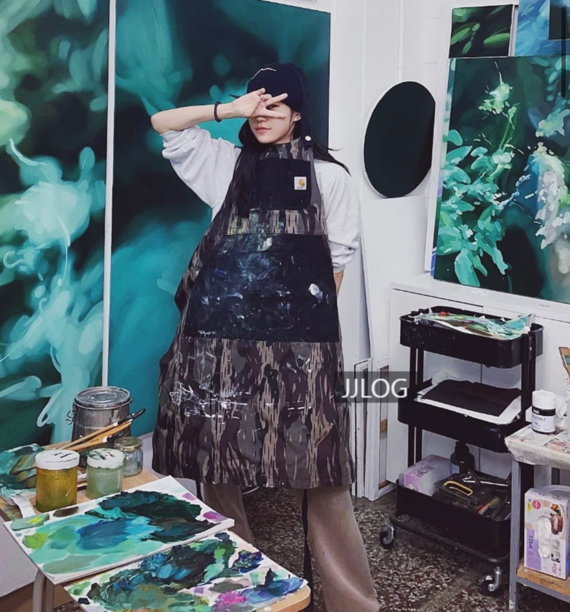 칼하트 카모 앞치마 상품이미지2