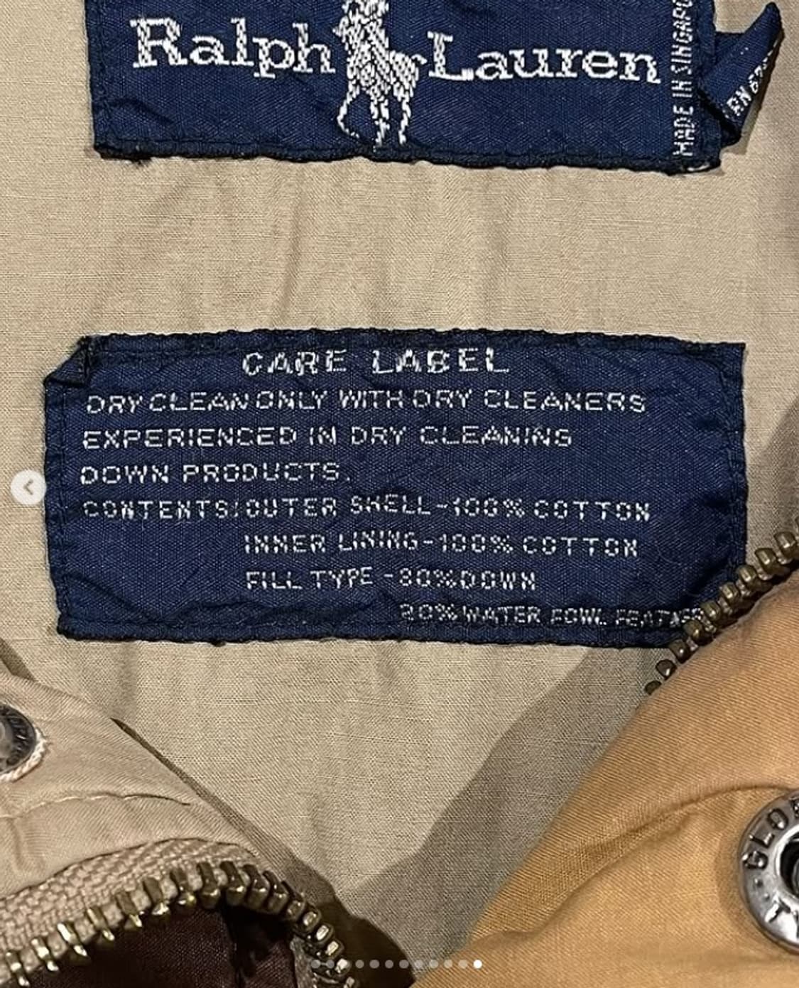 랄프로렌 네이티브 패턴 구스다운 재킷(B4484) 상품이미지9